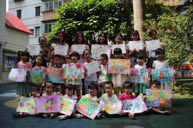 我园幼儿绘画作品获奖喜报