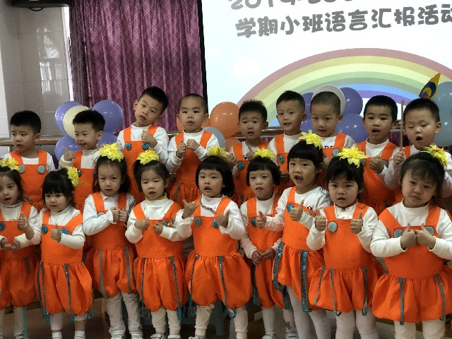 小班级语言汇报活动小结