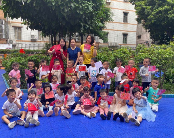 记外经贸幼儿园国庆节活动报道