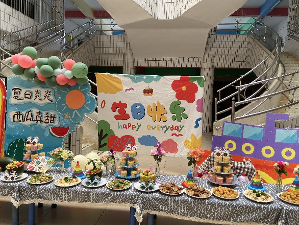 外经贸幼儿园7、8月幼儿集体生日会